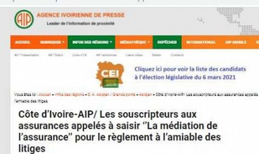 REVUE DE PRESSE EN LIGNE: AIP