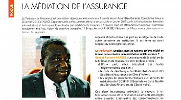 REVUE DE PRESSE : MAGAZINE LE PREVOYANT DE L'ASACI